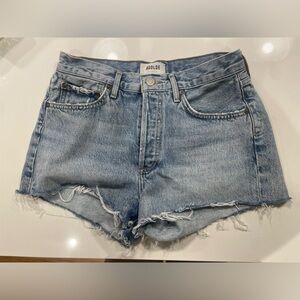 AGOLDE Parker Shorts Size 26 Light Denim